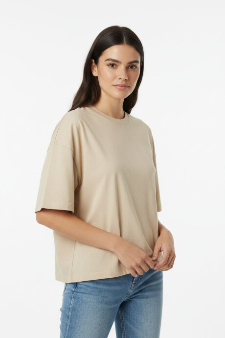 Remera Solisa Caqui