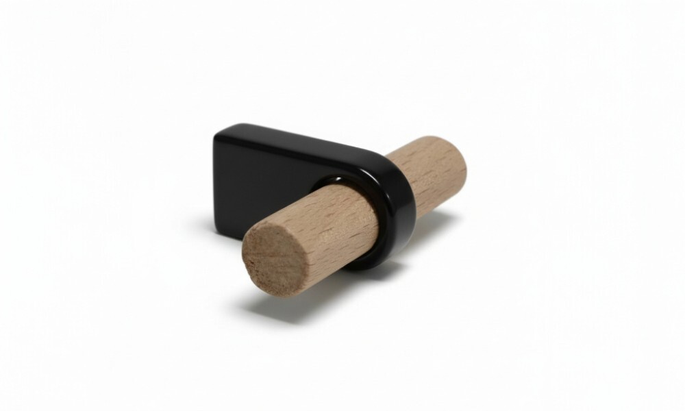 Tirador pomo barrita 247 negro Tirador Pomo Barrita 247 Negro