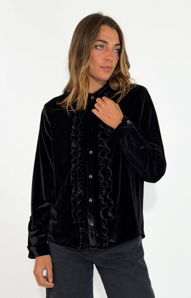 CAMISA NINA - NEGRO 