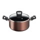 Batería de cocina Tefal | 8 piezas | Antiadherente | Color marrón. Batería de cocina Tefal | 8 piezas | Antiadherente | Color marrón.