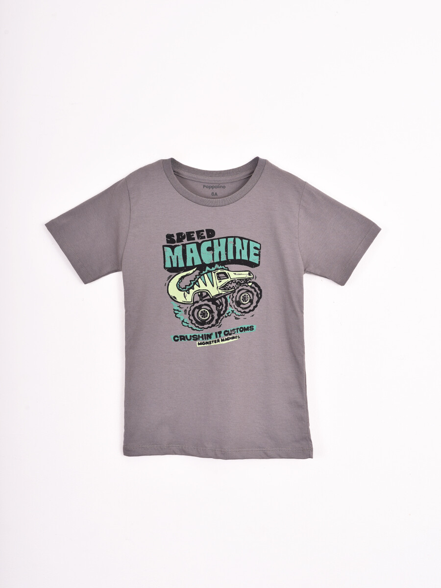 REMERA FORMULA - GRIS 