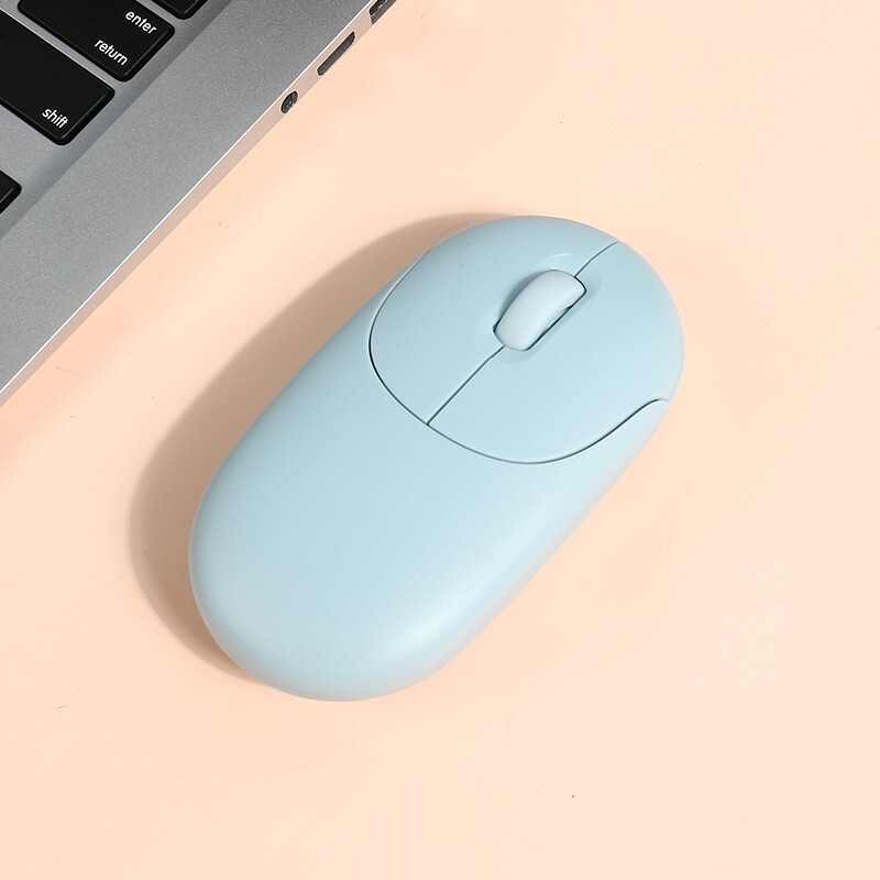 2.4g Mouse Inalámbrico - Qw02 - Celeste 2.4g Mouse Inalámbrico - Qw02 - Celeste