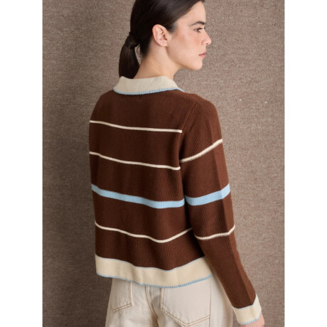 Buzo Polo Gym Chocolate
