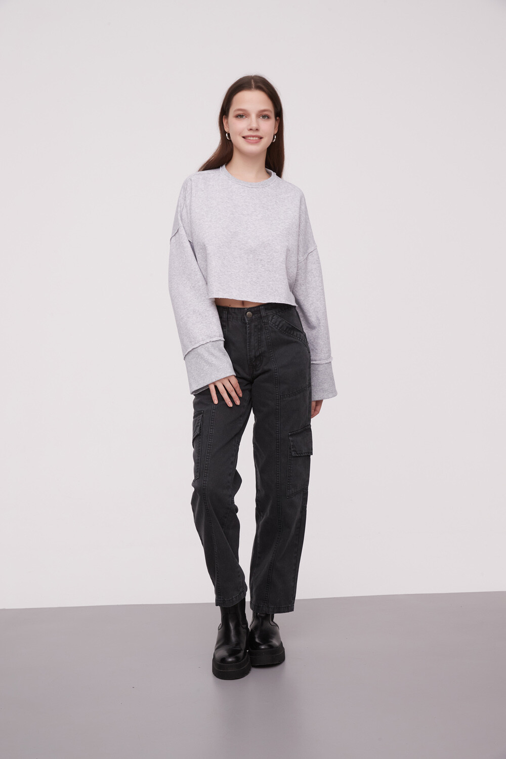 Pantalon Vima Gris Oscuro