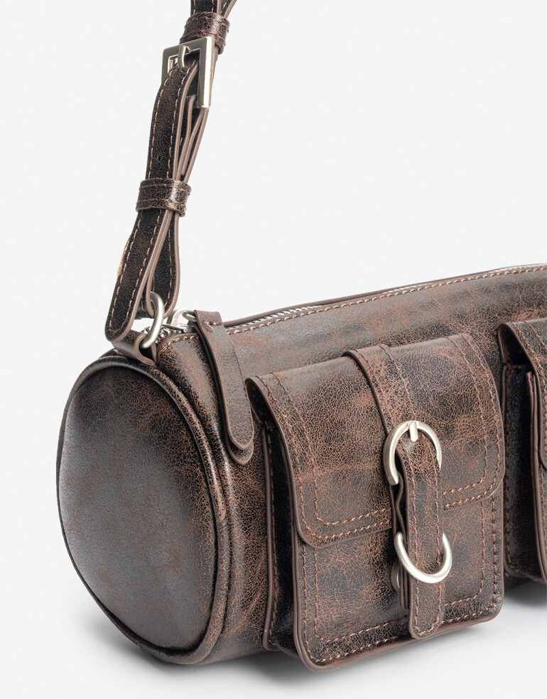 City Cartera Formato Baguette - Marron Chocolate