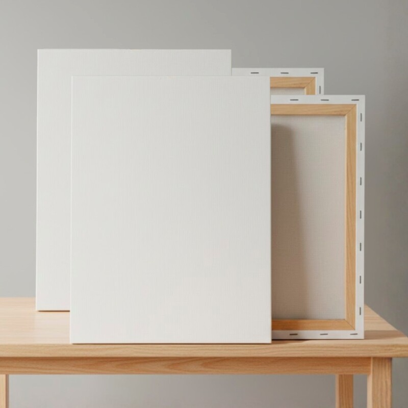 Set x5 Lienzos de 30x40 BLANCO