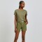 SHORTS FEM OLIVA MEDIO