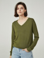 Sweater Plantanus Verde Oliva Oscuro