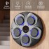 Máquina Boxeo Luz Música Bluetooth Recargable Guantes Golpeo Variante Color Negro