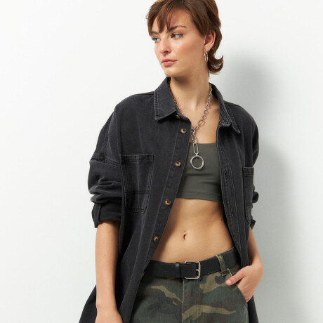 TOP LITA Verde Grisáceo