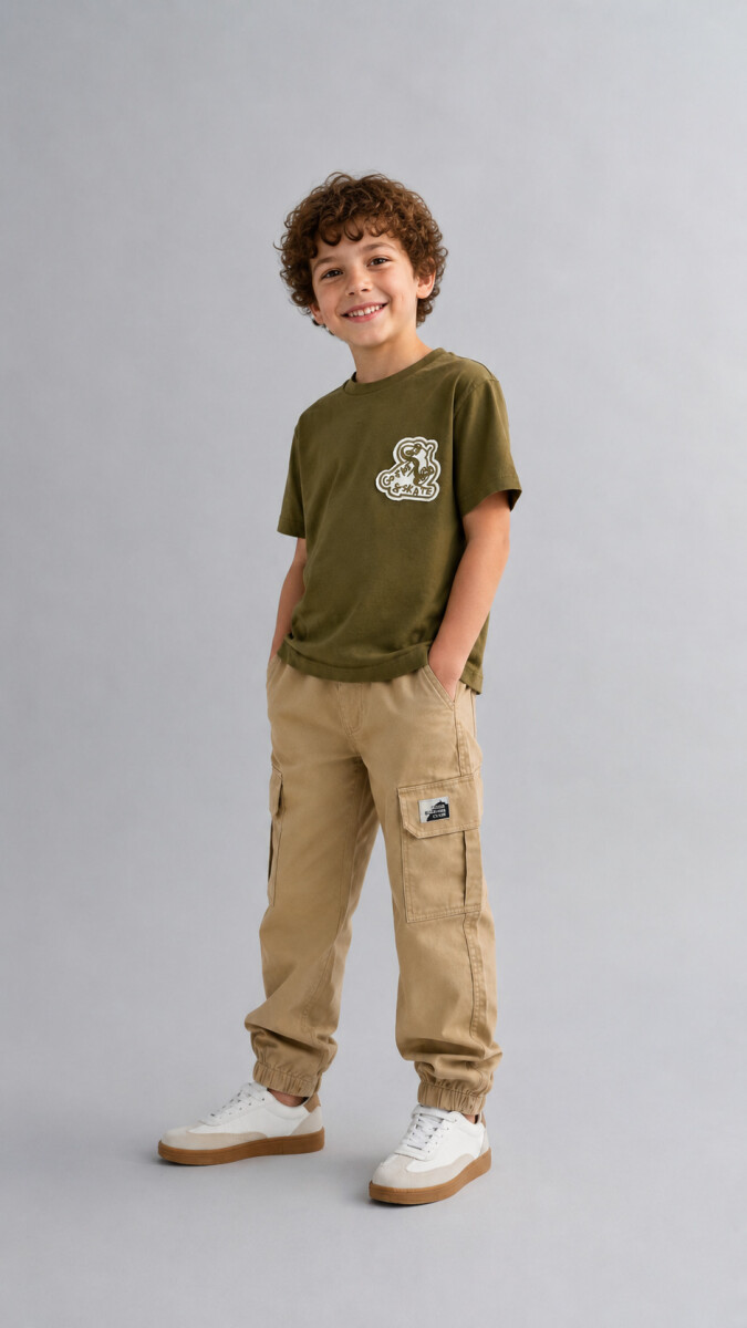 PANTALÓN RADU - BEIGE OSCURO 