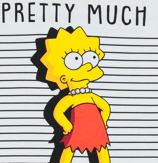 Camiseta dama Simpson BLANCO