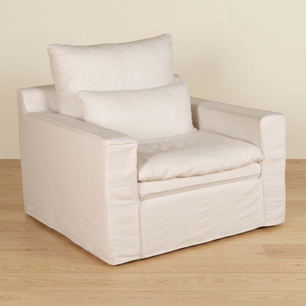 SOFÁ 1 CUERPO TELA NATURAL-BEIGE POSITANO BEIGE