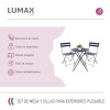 Juego de Jardín Mesa y Sillas para Exteriores Calidad Juego de Jardín Mesa y Sillas para Exteriores Calidad