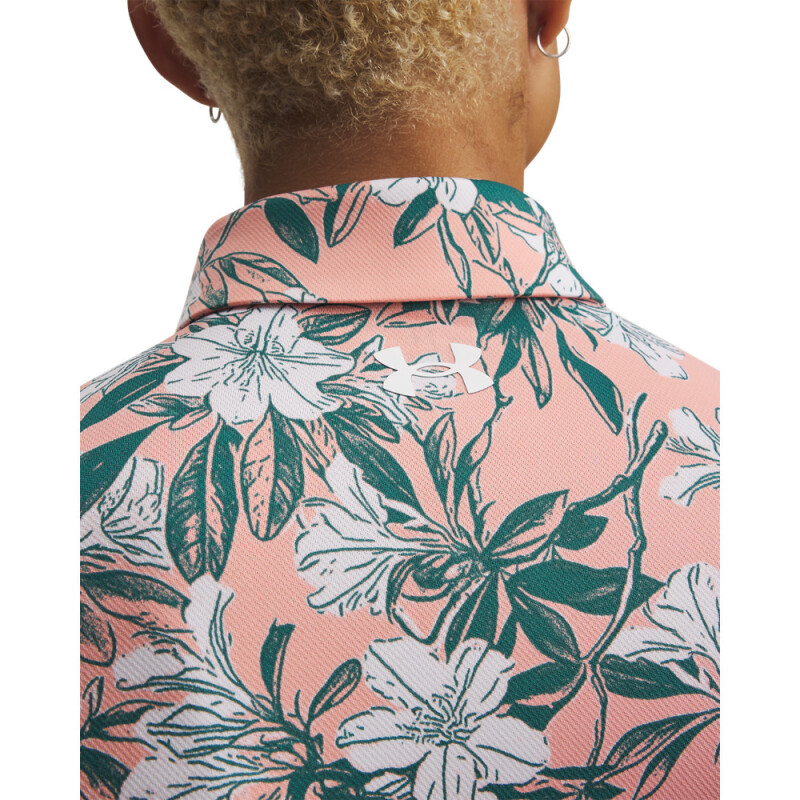 UA Matchplay Printed Polo-PNK PNK-603