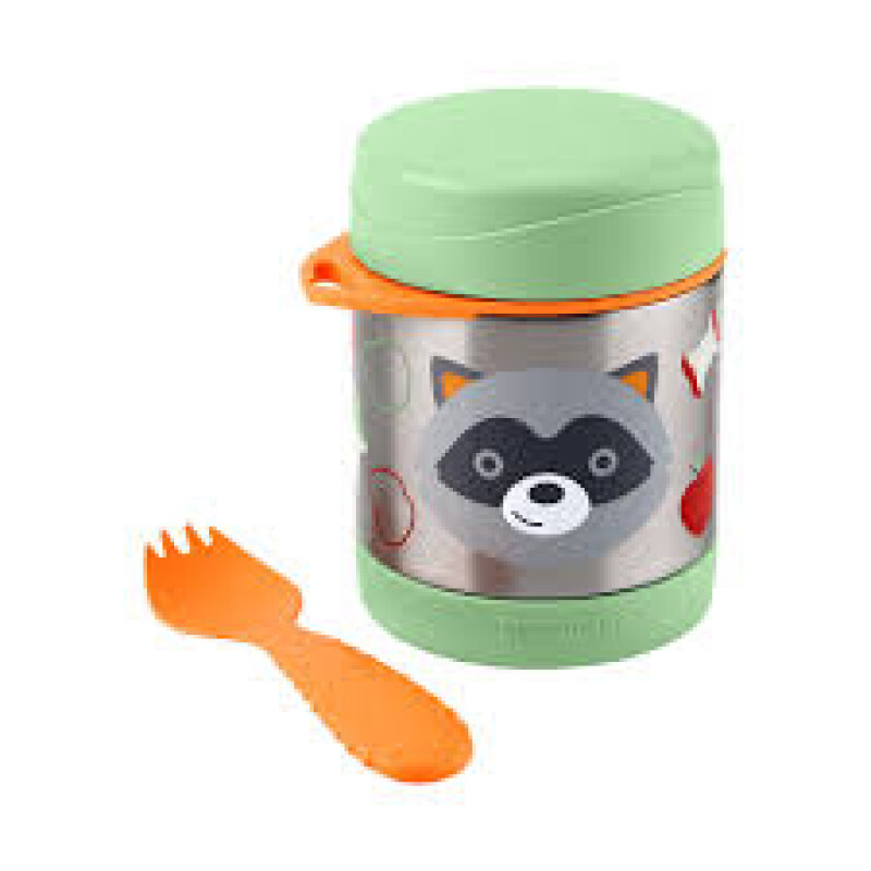 Contenedor de alimentos infantil ac. inoxidable Mapache