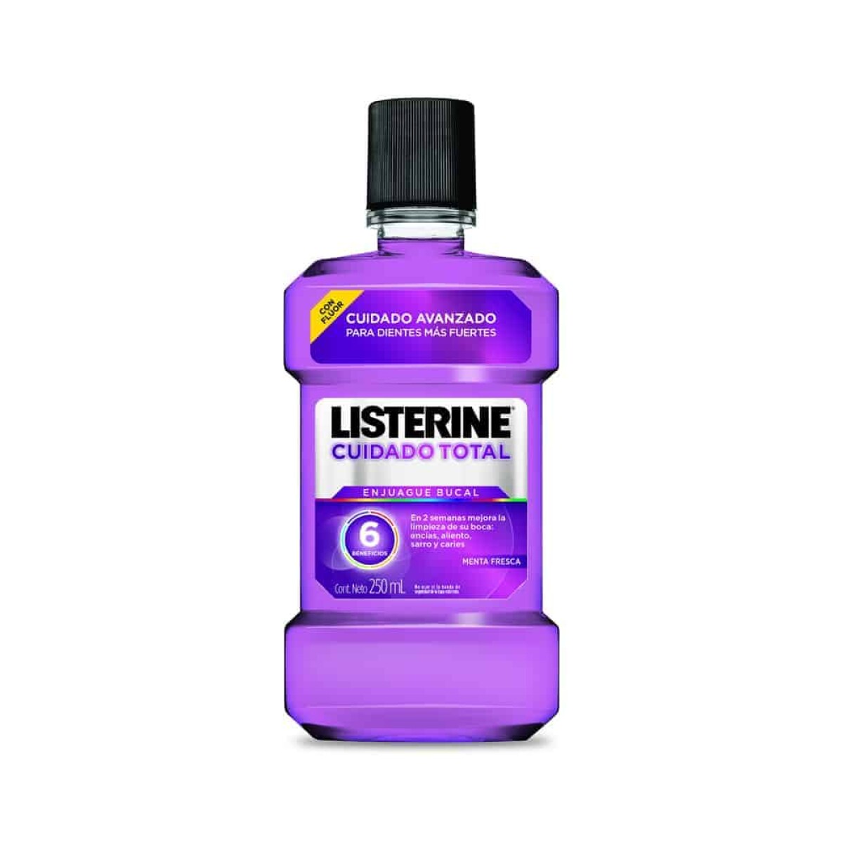 Enguajue Bucal Listerine Cuidado Total 250ml 