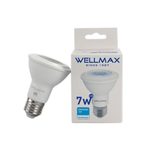 ZZ LAMPARA LED PAR20 7W E-27 FRIA WELLMAX ++ N/a