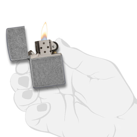Encendedor ZIPPO 121FB Gris 0