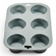 Molde Silicona 6 Muffins Sin Color