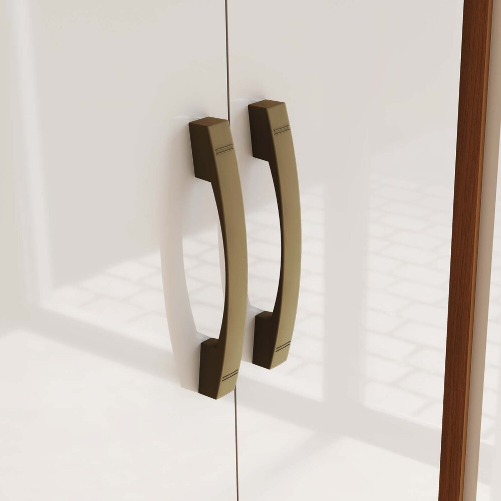 PLACARD ROPERO 2 PUERTAS MDP MARRON MULTIUSO D110