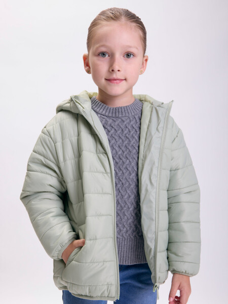 Campera abrigo Verde Pastel