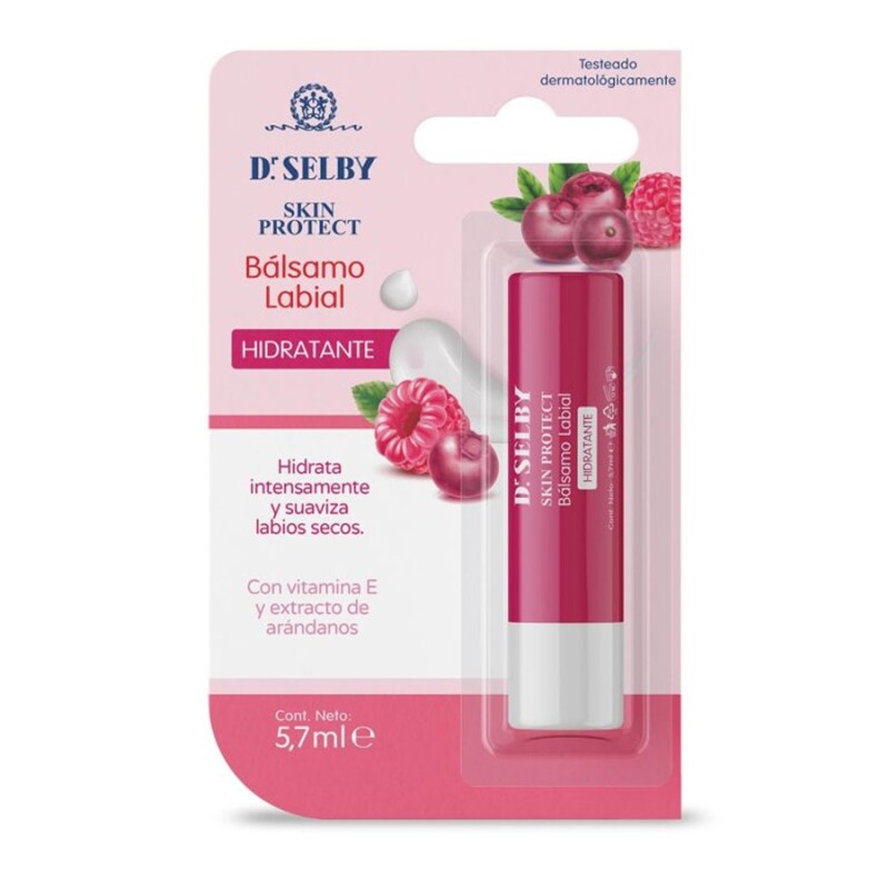 Balsamo Labial Dr. Selby Skin Protect Hidratante 5,7 Ml. Balsamo Labial Dr. Selby Skin Protect Hidratante 5,7 Ml.