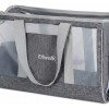 Bolso Transportador De Mascotas Ventilado Y Seguro GRIS