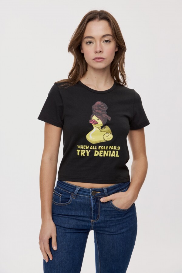 REMERA DEMENCIA Negro