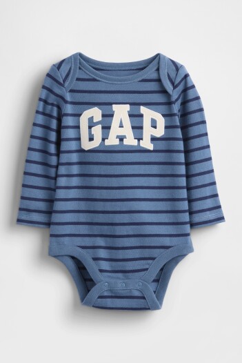 Body Logo Gap Bebé Blue Stripe