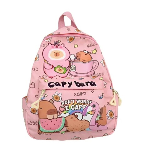 Mochila Capibara Rosa