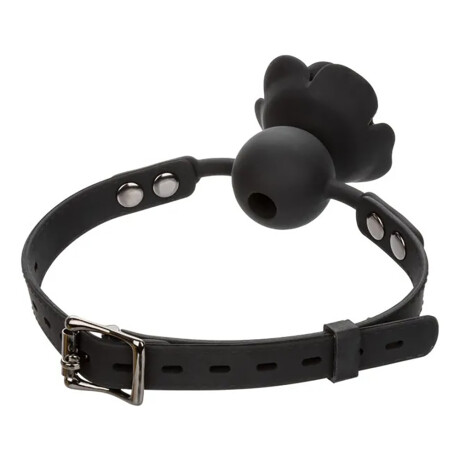 Mordaza de Rosa Negra Extraíble Forbidden Mordaza de Rosa Negra Extraíble Forbidden