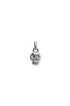 CHARM DE ALEACIÓN DE METALES BAÑADOS EN PLATA DE LEY EN FORMA DE CALAVERA Charm