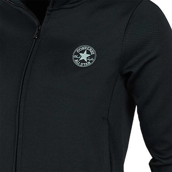 Campera Converse Heritage Track Top Negro
