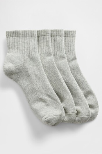 Medias Pack X 2 Mujer Light Heather Grey