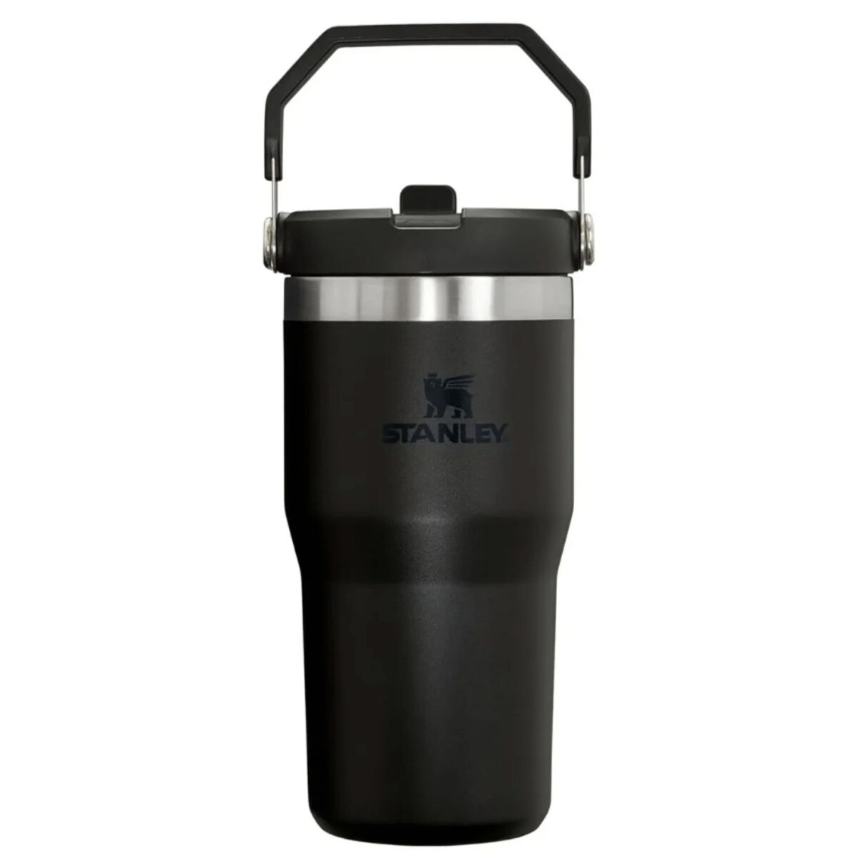 VASO TÉRMICO STANLEY ICEFLOW FLIP STRAW NEGRO 591 ML 