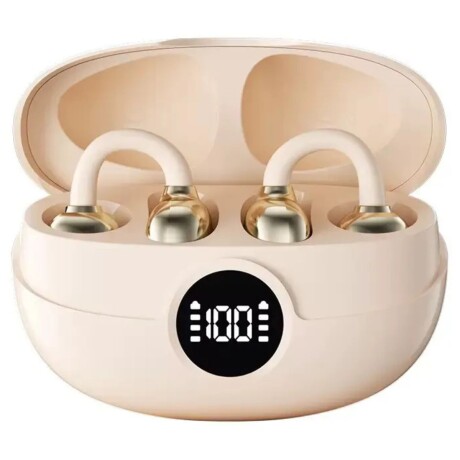 Auriculares inalámbricos clip rosa V01