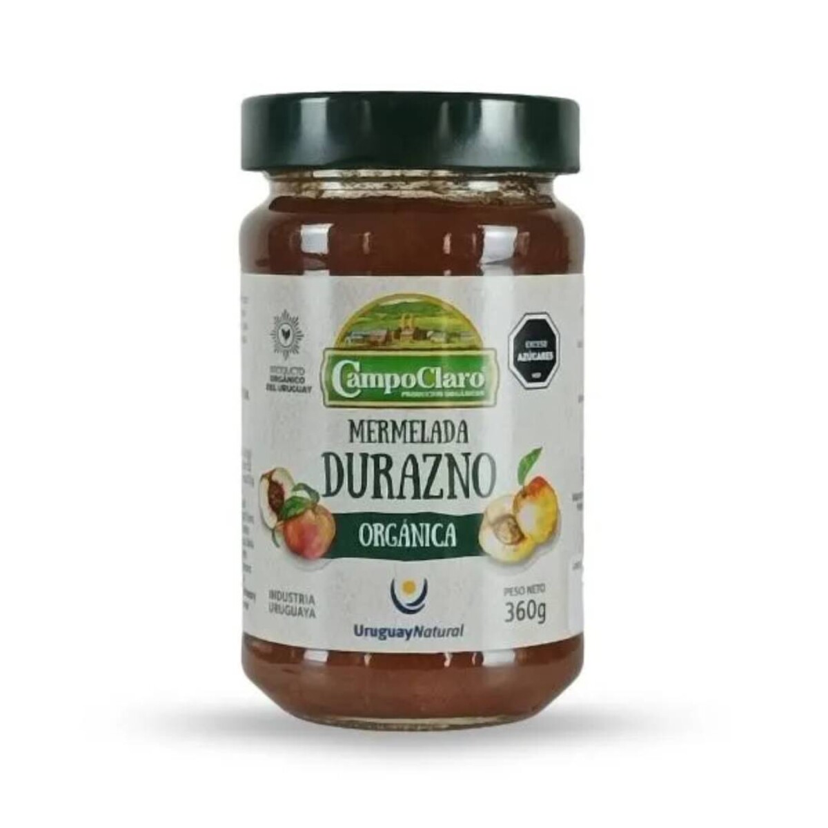 Mermelada Campo Claro 360 Grs - Durazno 