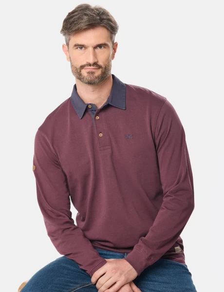 POLO JERSEY LISA Bordo