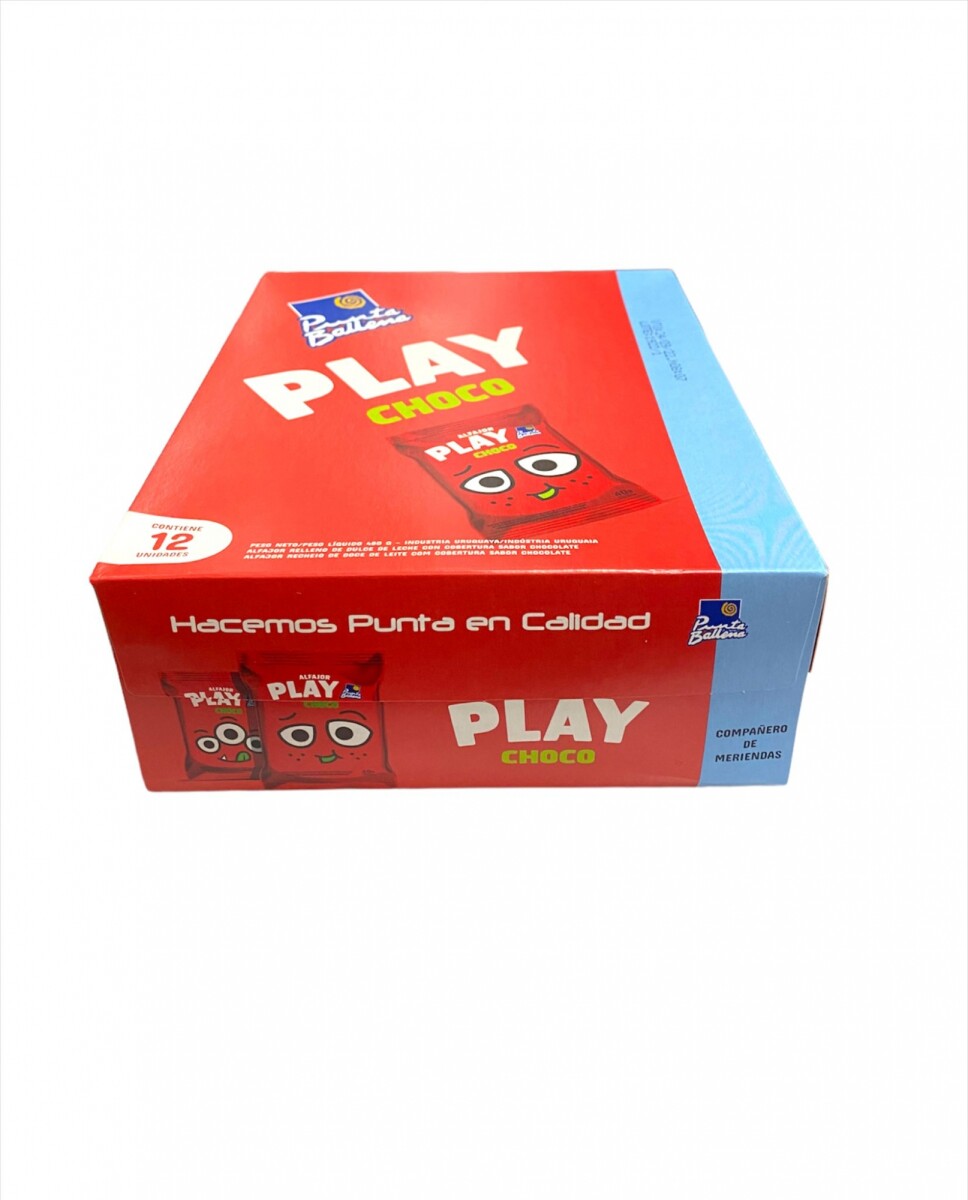 Alfajor Punta Ballena Play x 12 - Chocolate 