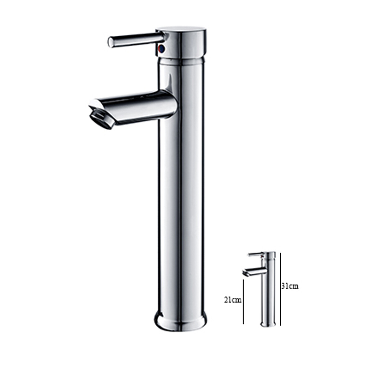 MONOCOMANDO LAVATORIO RIMONTTI 90º (ALT. 31CM) L. PALITO ++ - N/a 