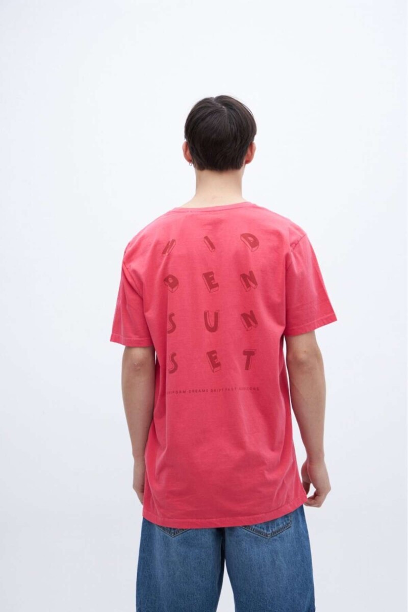 Remera Dustin - Coral 