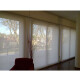 Cortina roller screen 1,20 x 2 mts BLANCO