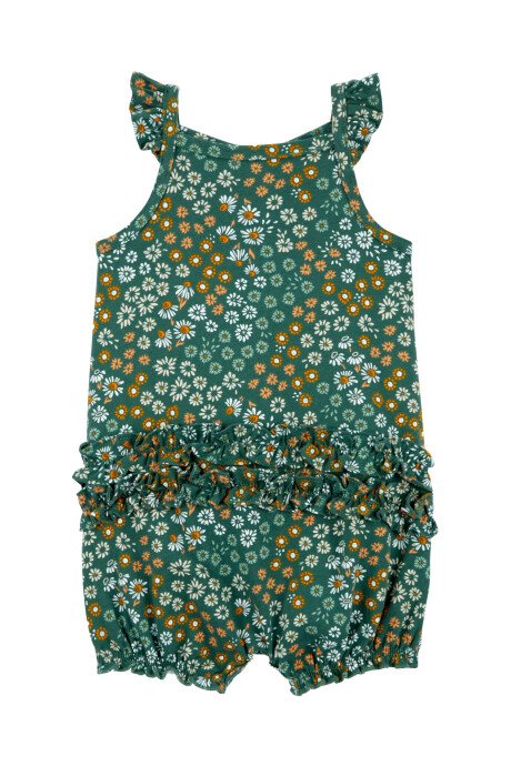 Monito bombachudo de algodón diseño floral Sin color