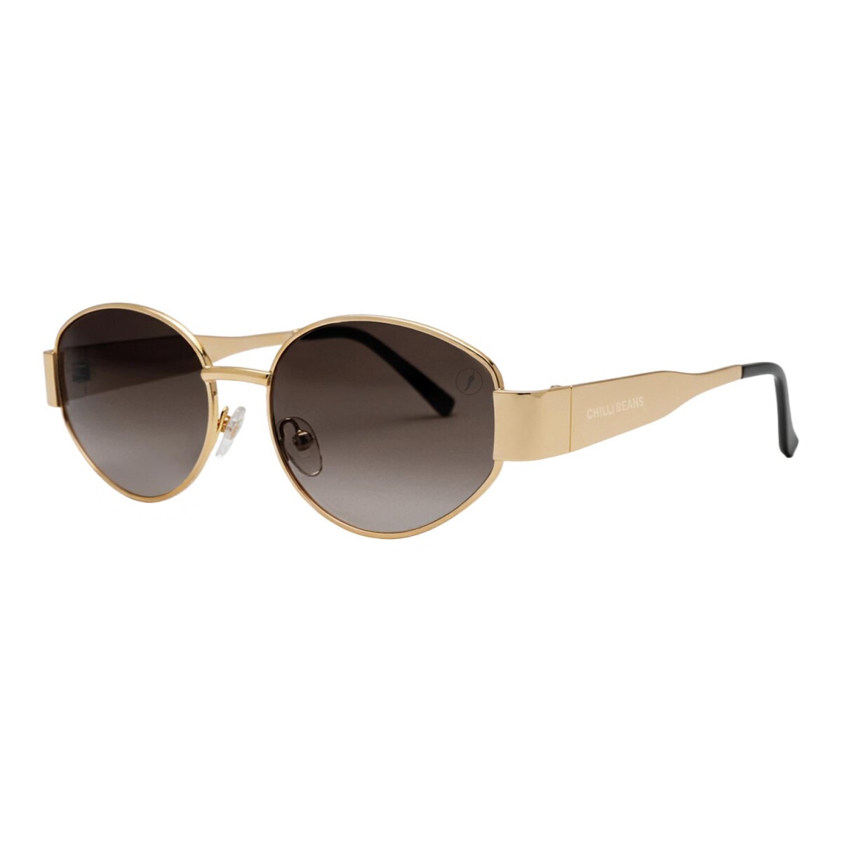 Lentes de Sol Chilli Beans Argel - Dorado - Negro 