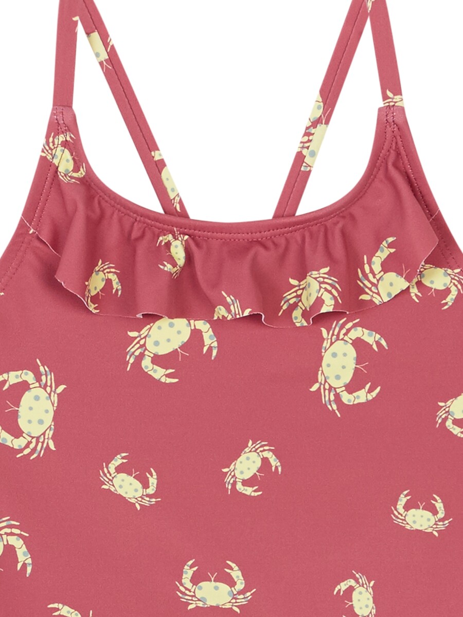 Bañador De Cangrejos Rosa
