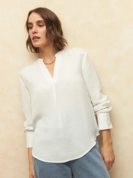 BLUZA ALLIE AZEDA BLANCO