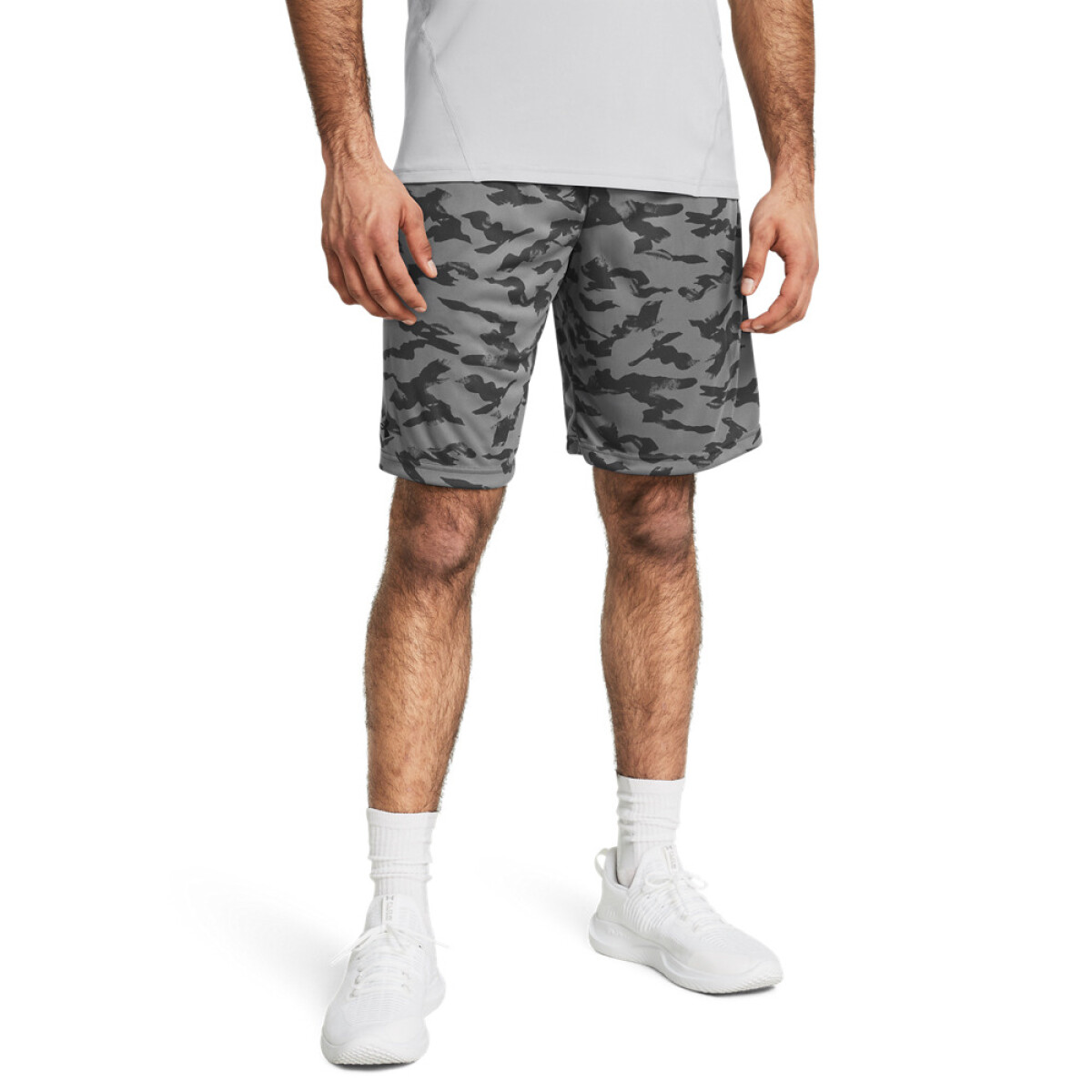 UA Tech Printed Short-BRN - GRY-025 