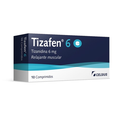Tizafen relajante muscular 6 x10 Comprimidos