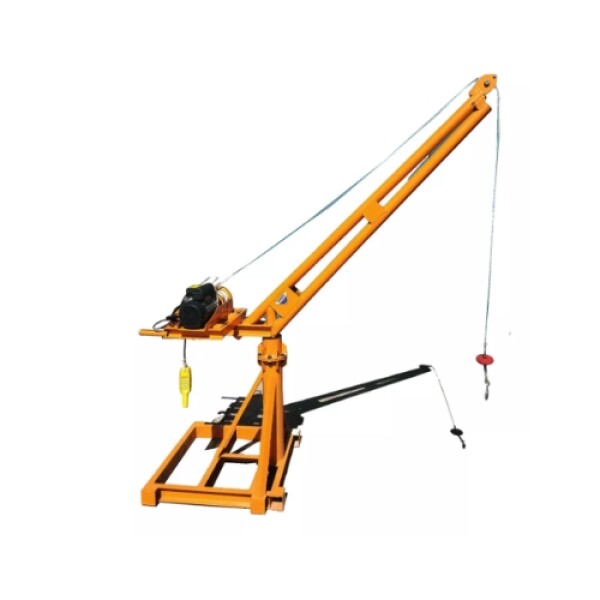 Grúa Guinche Pluma 360° De Obra Para 220kgs 1450w Grúa Guinche Pluma 360° De Obra Para 220kgs 1450w